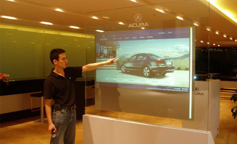 背投式互動(dòng)投影